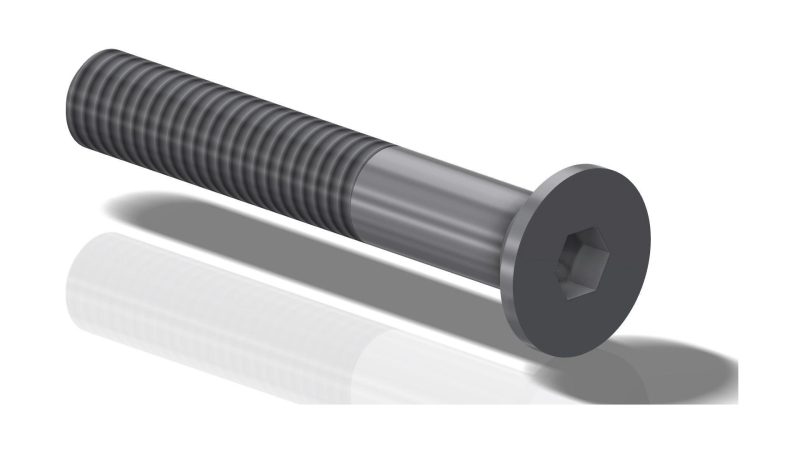 monte velo innensechskantschraube senkkopf silber 3