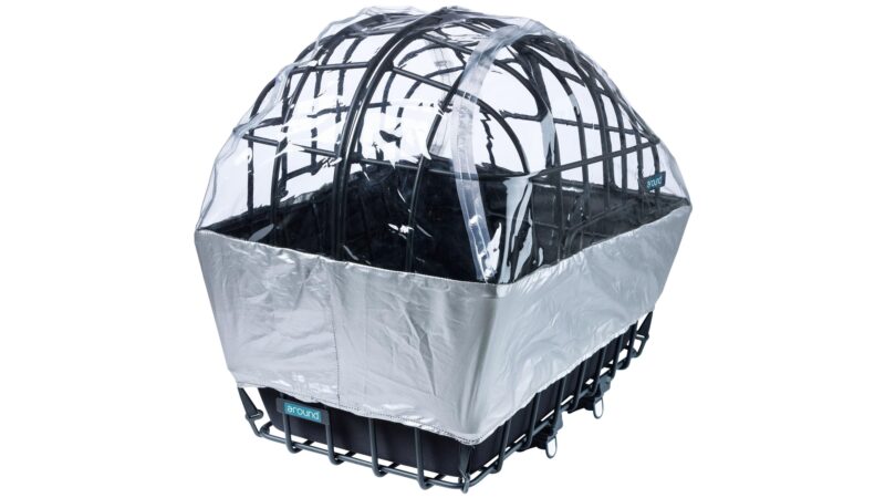 pieper regenhaube luna fuer hinterradkorb xl