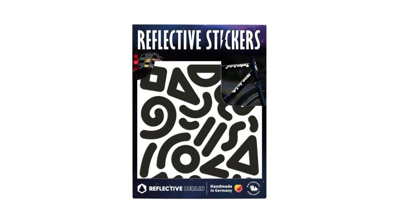 reflective berlin reflexaufkleber shapes doodle schwarz