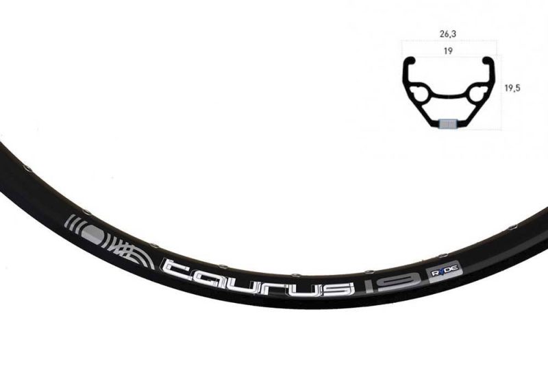 ryde hinterrad 26 taurus disc schwarz