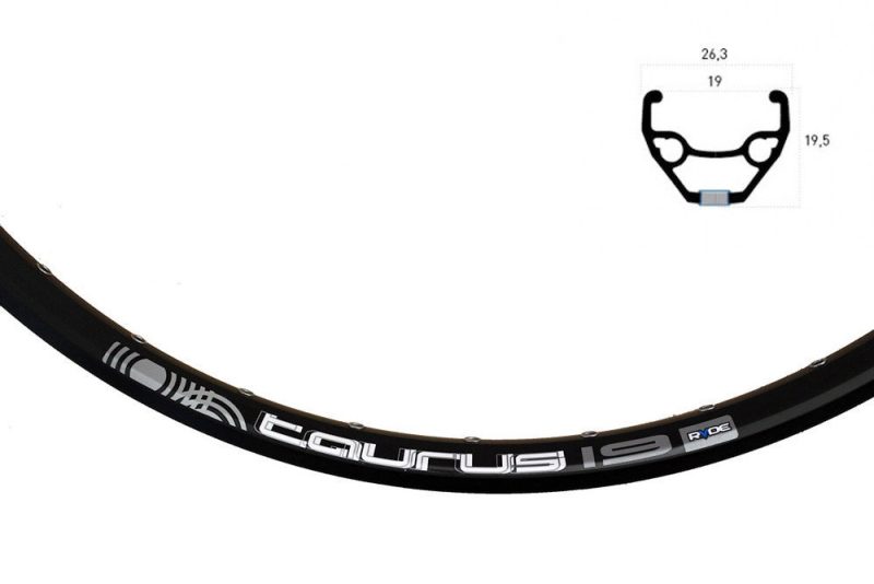 ryde hinterrad 28 taurus disc schwarz 2