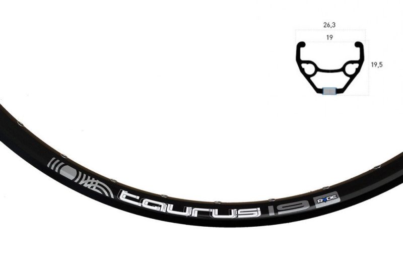 ryde vorderrad 26 taurus disc schwarz