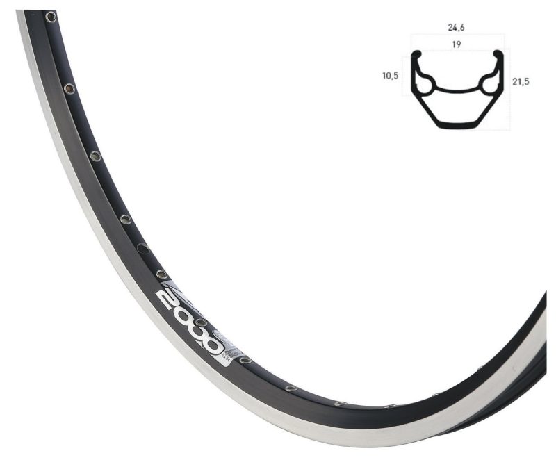 ryde vorderrad 28 zac 2000 schwarz 1