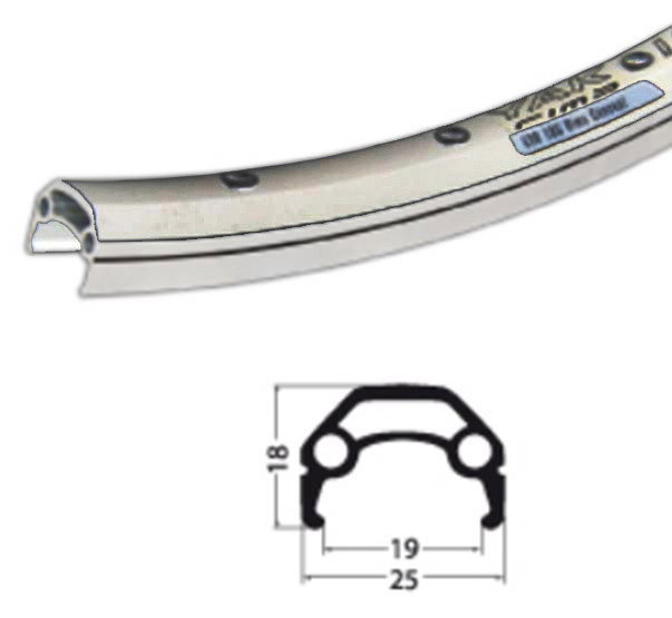 schuermann hinterrad 26 yak 19 silber