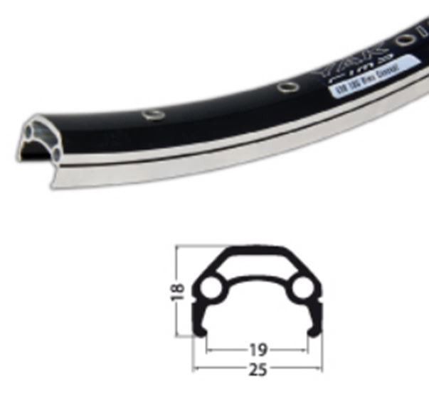 schuermann hinterrad 28 yak 19 schwarz