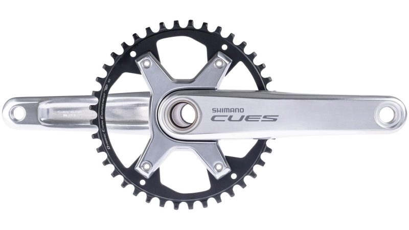 shimano kettenradgarnitur cues fc u6030 1 40 zaehne silber schwarz