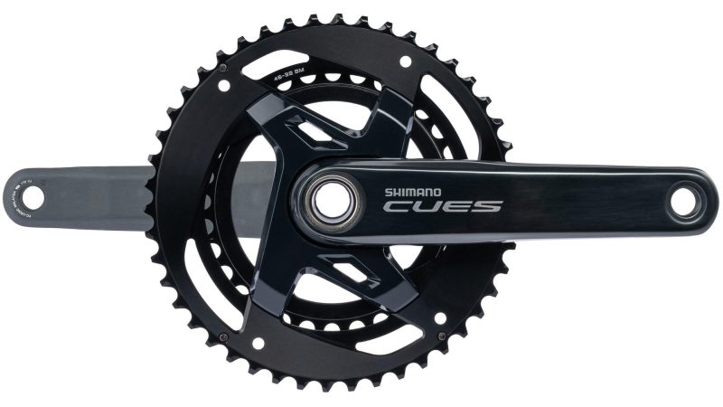 shimano kettenradgarnitur cues fc u8000 2 schwarz