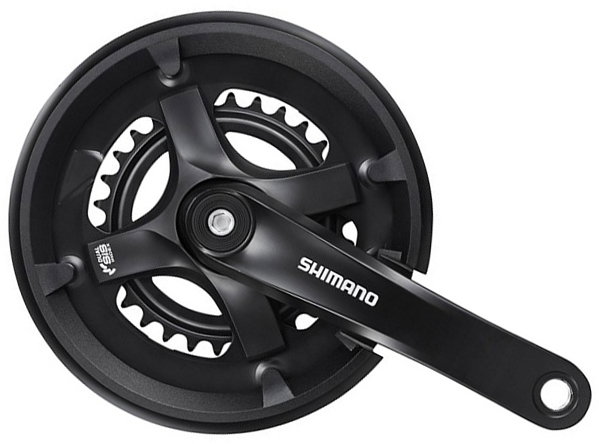 shimano kettenradgarnitur tourney fcty5012 4 kant schwarz