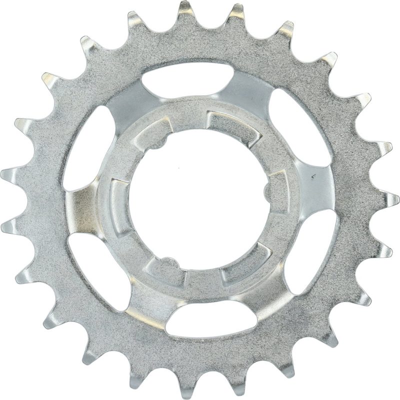 shimano steckzahnkranz gekroepft sg3c40 silber