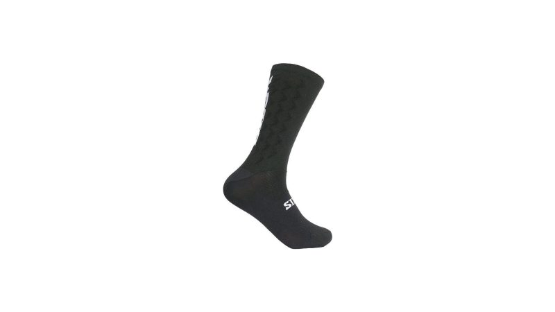 silca socken aero tall socks black mit silca logo hinten schwarz black 1