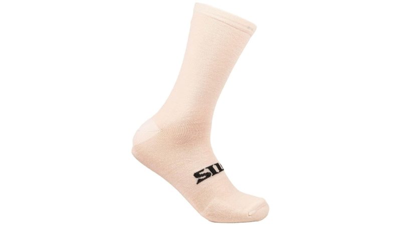 silca socken gravel wool sock weiss white 1