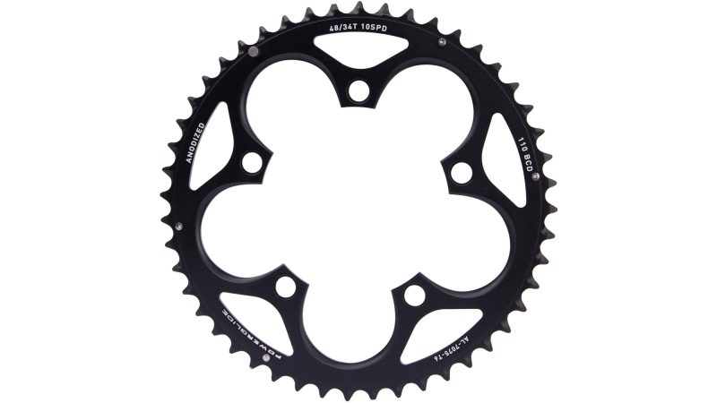 sram kettenblatt road double schwarz