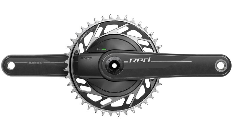 sram kettenradgarnitur powermeter red 1 xplr axs e1 160 mm kurbellaenge schwarz grau