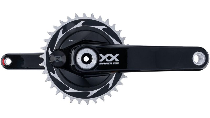sram kettenradgarnitur powermeter xx sl eagle axs transmission q faktor 174 mm schwarz silber