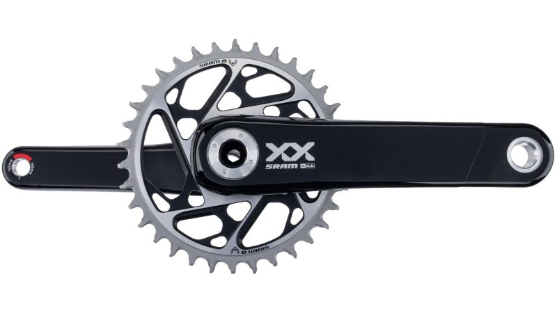 sram kettenradgarnitur xx sl eagle transmission q faktor 168 mm schwarz silber