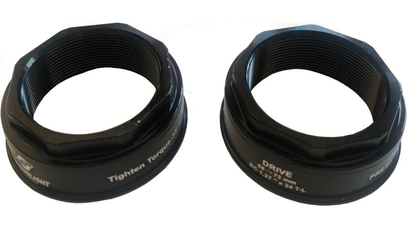 stronglight innenlager adapter schwarz