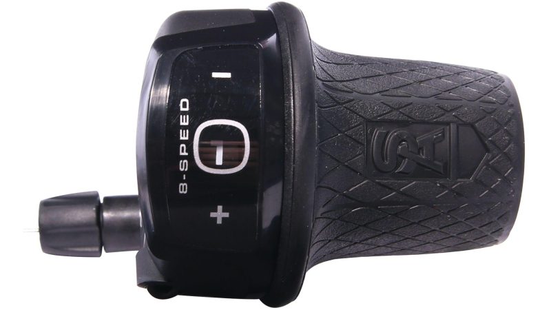 sturmey archer drehgriffschalter silber schwarz