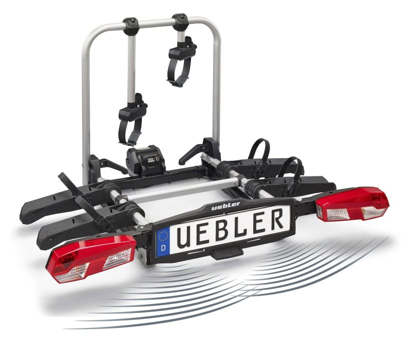uebler hecktraeger h21 z dc 90 abklappwinkel schwarz silber