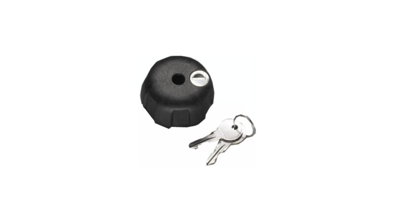 uebler knebelmutter schwarz silber