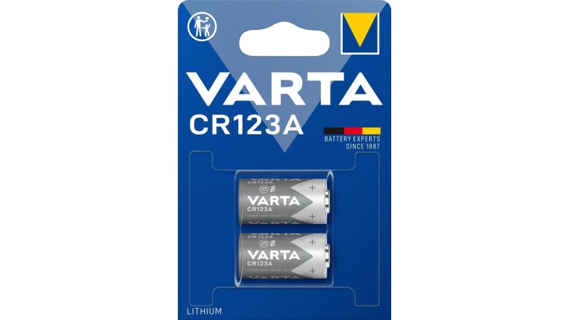 varta batterie professionel lithium cr123a 06205301402