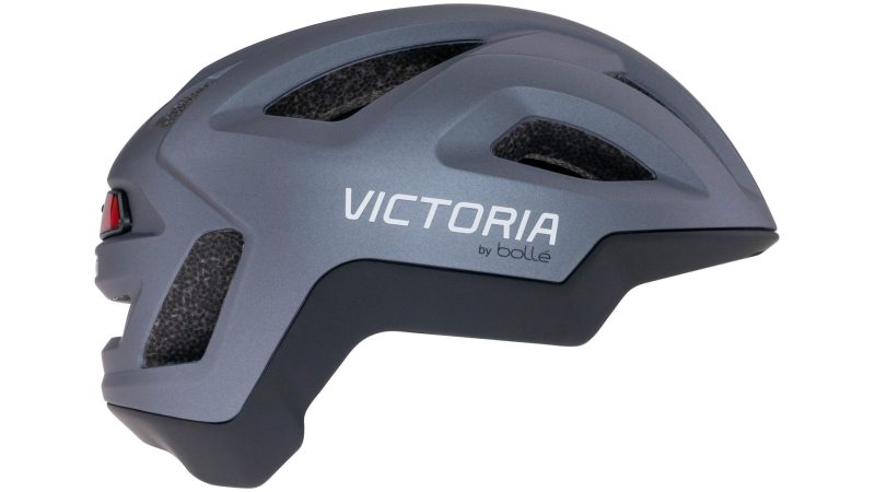victoria helm react led grau schwarz titanium matte