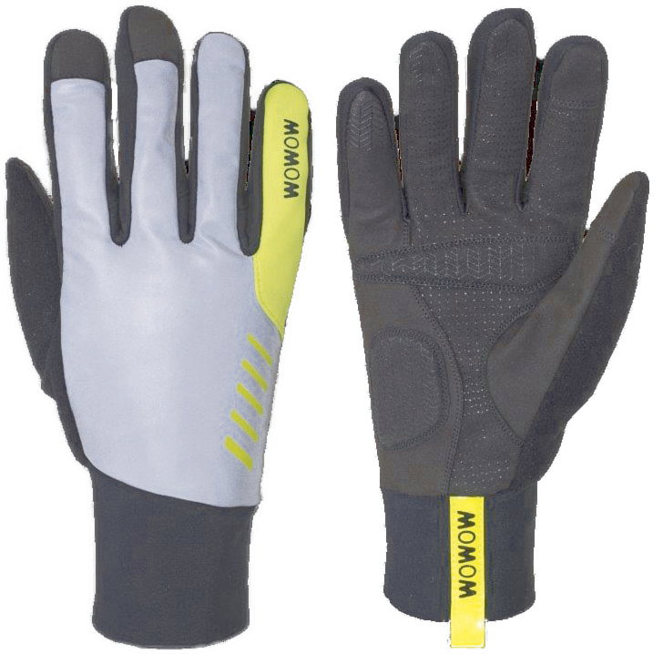 wowow reflex winterhandschuh night stroke schwarz reflex schwarz gelb