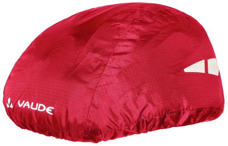 Vaude Helmet Raincover - red