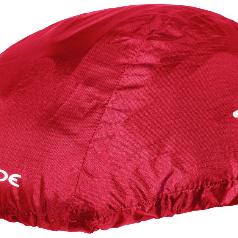 Vaude Helmet Raincover - red